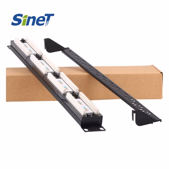 Patch Panel Cat6/Cat6a Utp 24 Puertos 1u 19 Pulgada