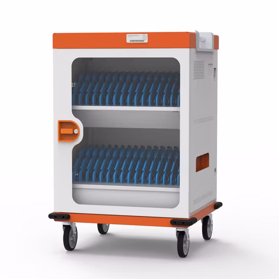 High Quality 32 Port AC Charging Storage Cart for iPad Chromebook Surfacebook