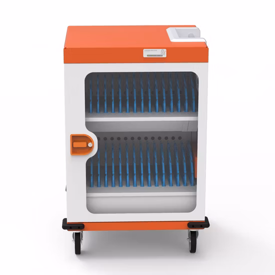 High Quality 32 Port AC Charging Storage Cart for iPad Chromebook Surfacebook