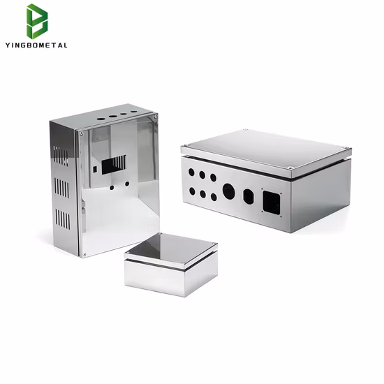 Caja sellada electrónica de chapa metálica del carril DIN del estante de la red del montaje en la pared de encargo